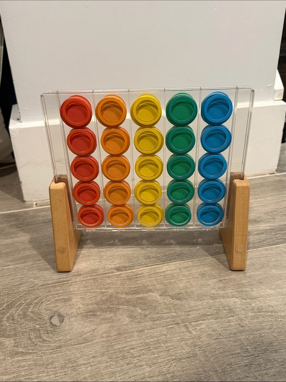 LOVEVERY Drop and Match Wooden Dot Catcher Toy